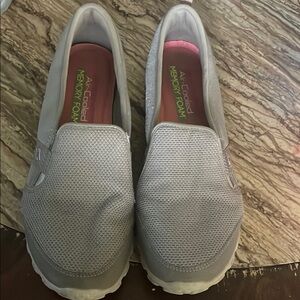 Skechers Walking Work Air Cooled Go Walk Memory Foam Slip On Shoes size 8.5